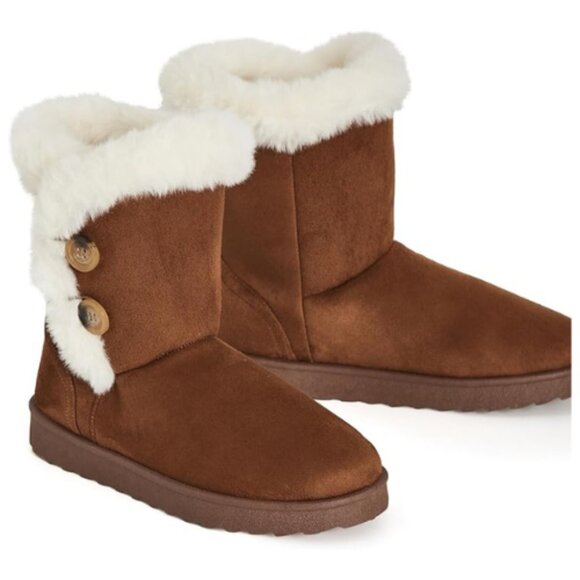 AVENUE Women's Cloudwalkers Wide Fit Hug Boot Reagan Wide Fit, BROWN - Picture 5 of 5